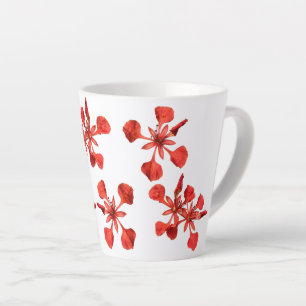 Latte Mug Royal Poinciana