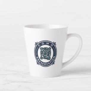 Latte Mug with Single Logo Design