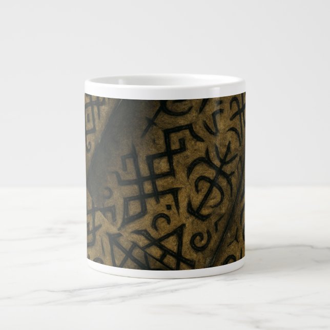 Latte mugs with Mystic Symbols (Front)