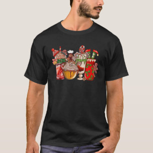 latte outfit gingerbread christmas coffee lover gi T-Shirt