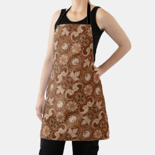 Latte Paisley Apron