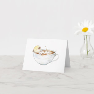 Latte Pug card