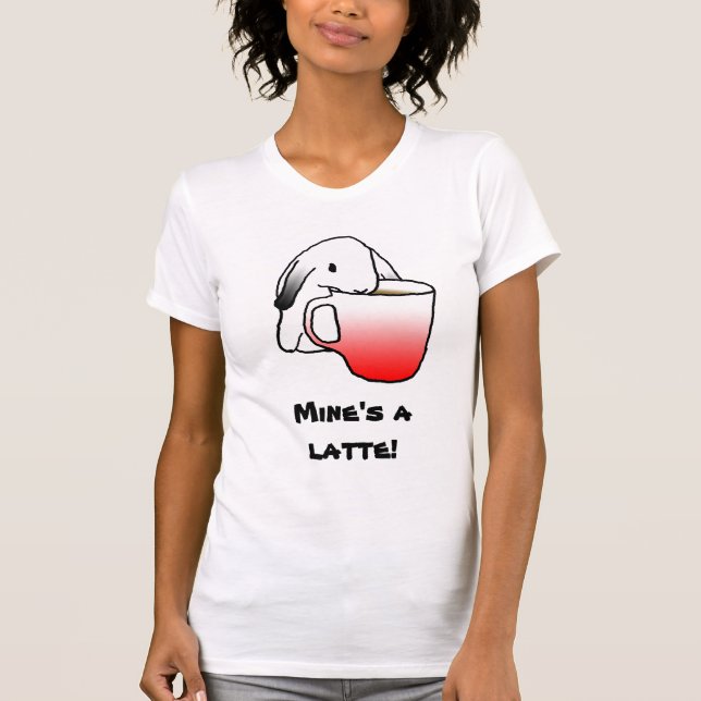 Latte Rabbit! | T-shirt (Front)