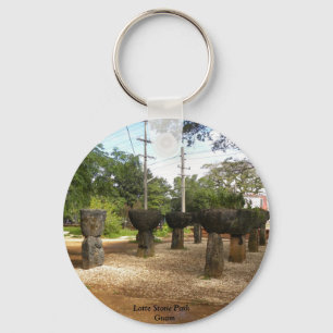 Latte Stone Park Guam Key Ring