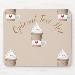 Latte & Whipped Cream (Coffee) Mouse Mat