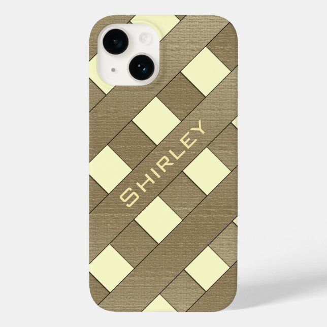 Lattice Fence by Shirley Taylor Case-Mate iPhone Case (Back)