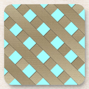 Lattice Fence by Shirley Taylor Coaster