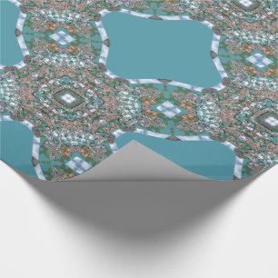 Lattice of Schreierphaele Glossy Elegance Wrapping Paper