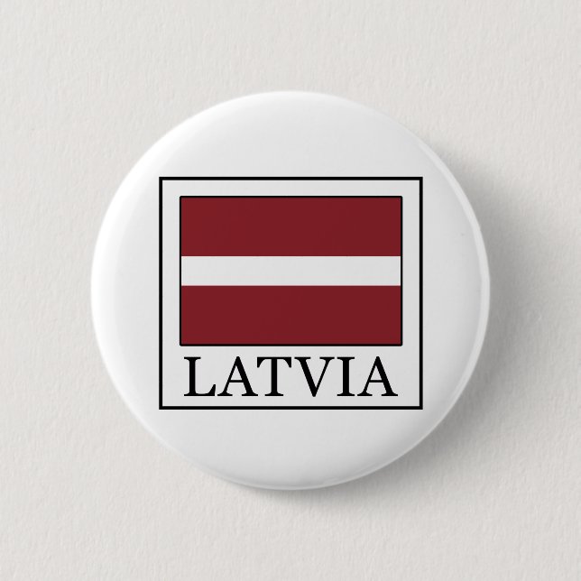 Latvia 6 Cm Round Badge (Front)