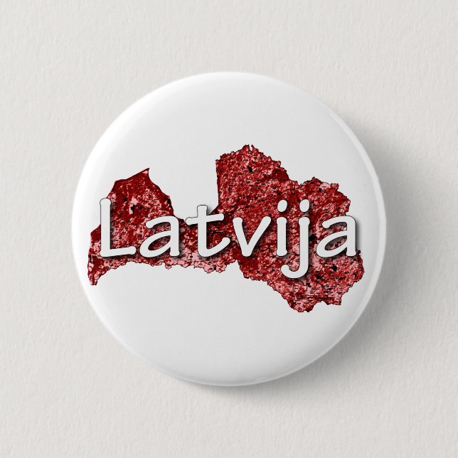 Latvia 6 Cm Round Badge (Front)