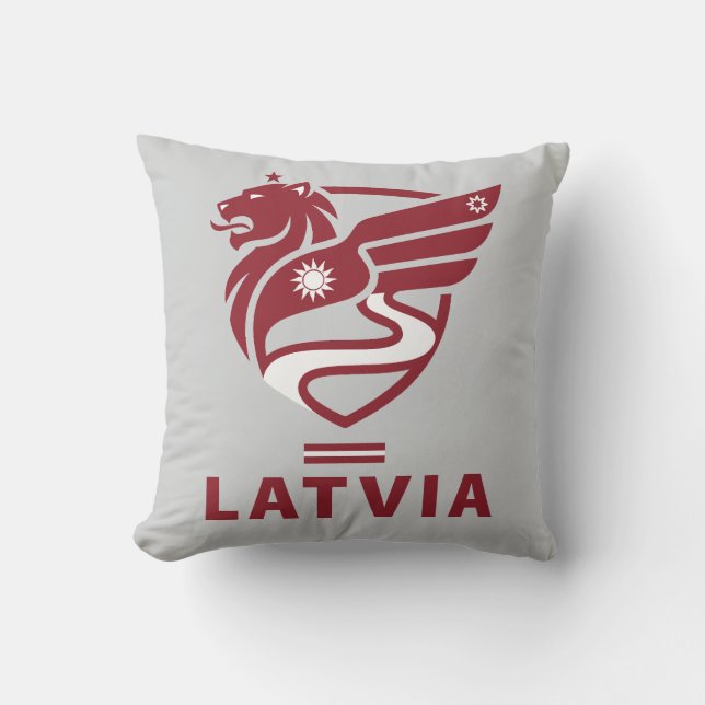 Latvia Baltic State Northern Europe Cushion (Front)