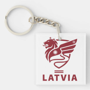 Latvia Baltic State Northern Europe Key Ring