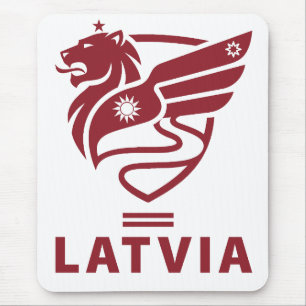 Latvia Baltic State Northern Europe Mouse Mat