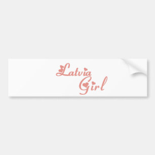 Latvia Bumper Sticker