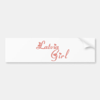 Latvia Bumper Sticker