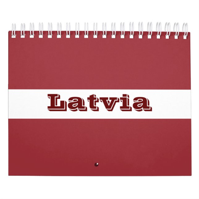 Latvia Calendar (Cover)