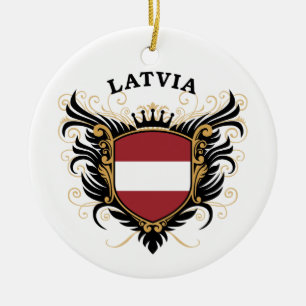 Latvia Ceramic Tree Decoration