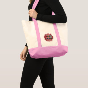 Latvia Coat of Arms Circle Shape Tote Bag