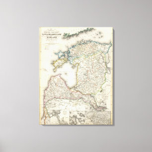 Latvia, Estonia Canvas Print
