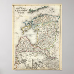 Latvia, Estonia Poster