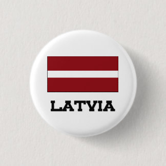 Latvia Flag 3 Cm Round Badge