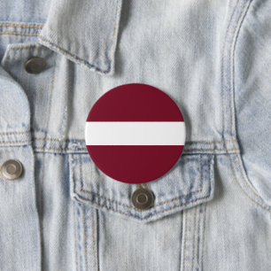 Latvia flag 7.5 cm round badge