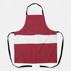 Latvia Flag Apron