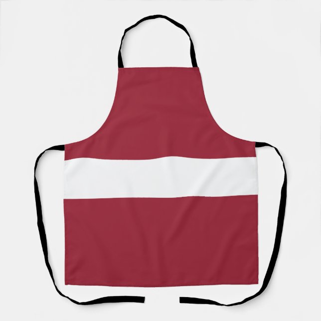 Latvia Flag Apron (Front)