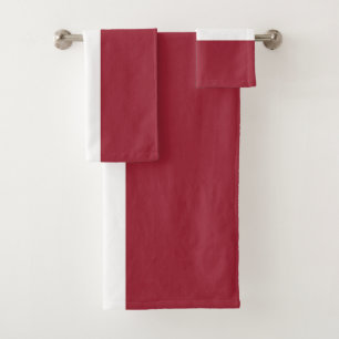 Latvia Flag Bath Towel Set