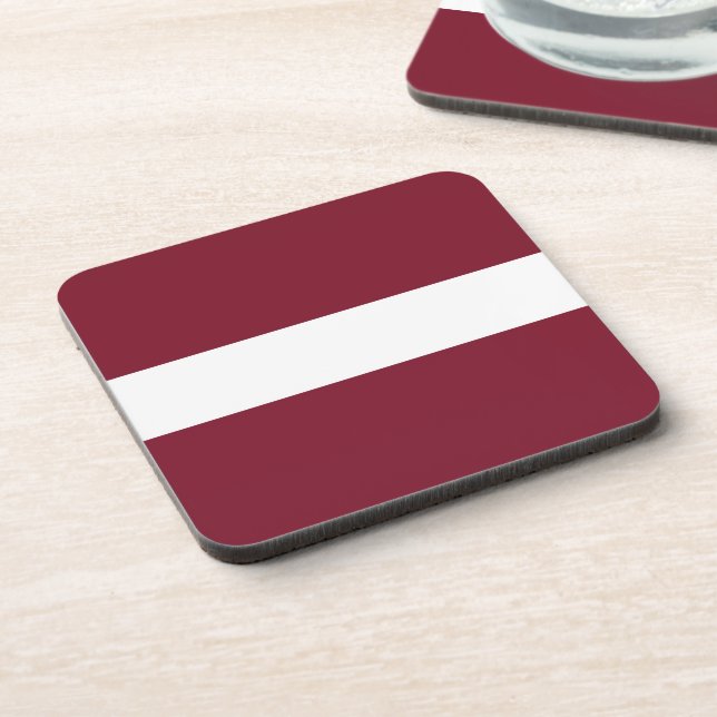 Latvia flag coaster (Left Side)