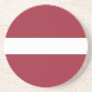 Latvia Flag Coaster