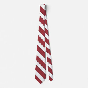 Latvia Flag Colours Elegant Tie