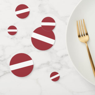 Latvia Flag Confetti
