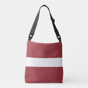 Latvia Flag Crossbody Bag