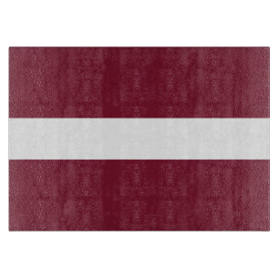 Latvia flag cutting board