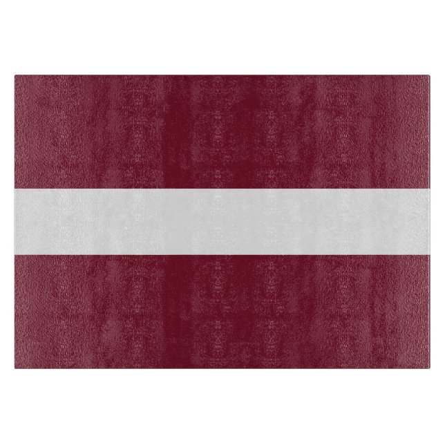 Latvia flag cutting board (Front)
