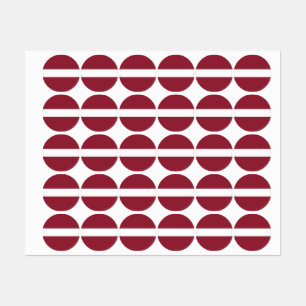 Latvia Flag Emblem