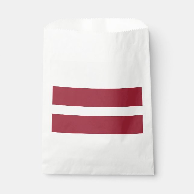 Latvia Flag Favour Bags (Front)