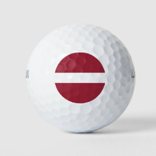 Latvia Flag Golf Balls