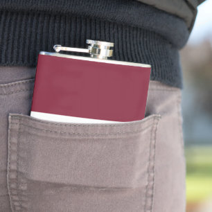 Latvia flag hip flask