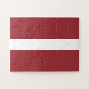Latvia Flag Jigsaw Puzzle