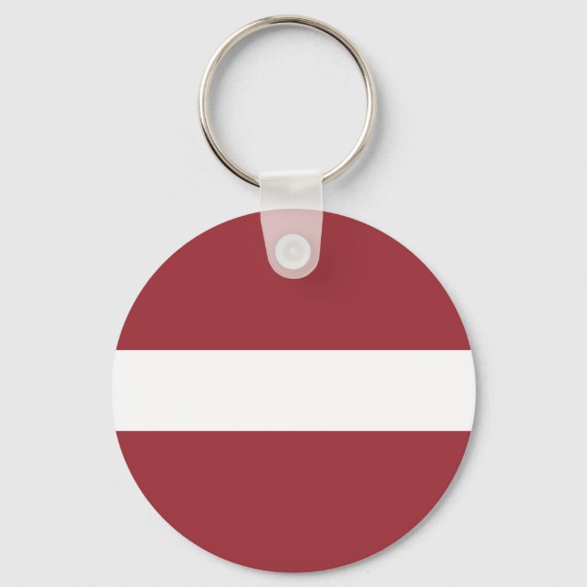 Latvia Flag Key Ring (Front)