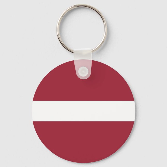 Latvia Flag Key Ring (Front)