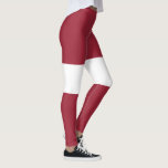 Latvia Flag Leggings<br><div class="desc">Patriotic flag of Latvia.</div>