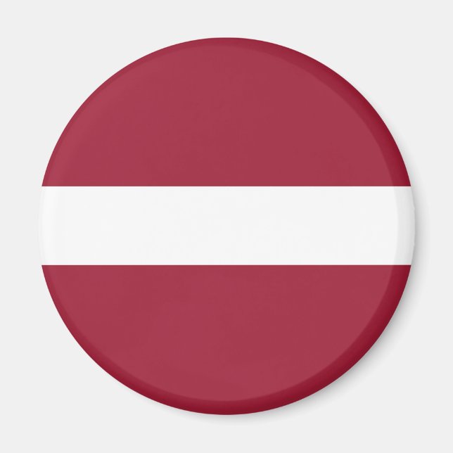 Latvia Flag Magnet (Front)