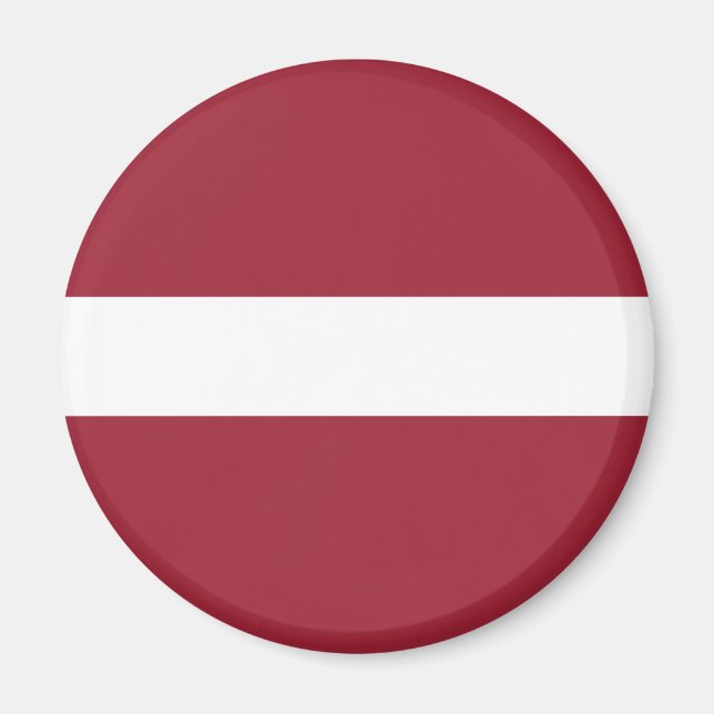 Latvia Flag Magnet (Front)