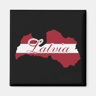  Latvia Flag , Map of LATVIA  Latvian Gift Magnet