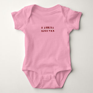 Latvia Flag , Map of Latvian Gift Baby Bodysuit
