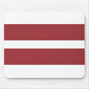 Latvia Flag Mouse Mat