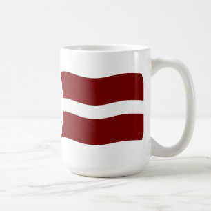 Latvia Flag Mug